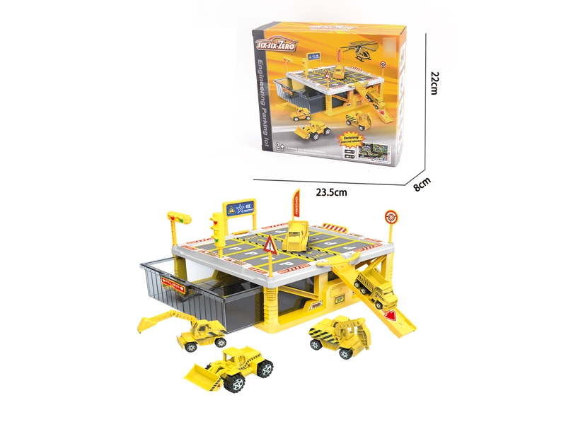PARKING LOT DIE CAST PLAY SET - HP1125714