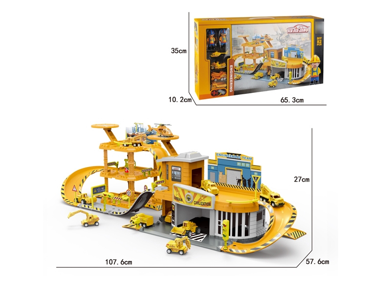PARKING LOT DIE CAST PLAY SET - HP1125717