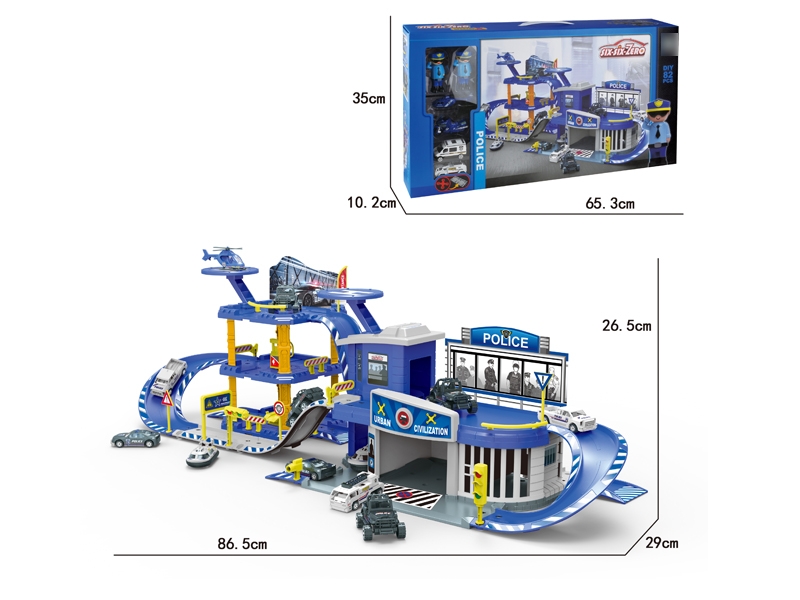 PARKING LOT DIE CAST PLAY SET - HP1125722