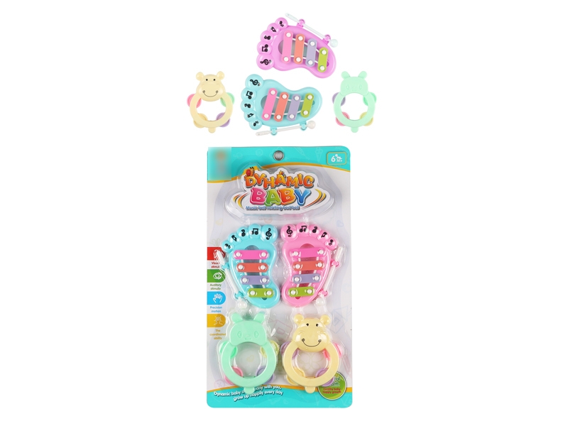 BABY RATTLE 4PCS - HP1126129