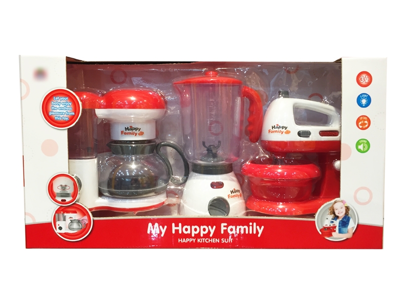 电动细咖啡机(带灯光)+电动果汁机(带灯光)+电动打蛋机(带灯光) - HP1126328