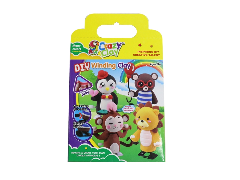 WIND UP ANIMALS W/PLAY DOUGH - HP1126837