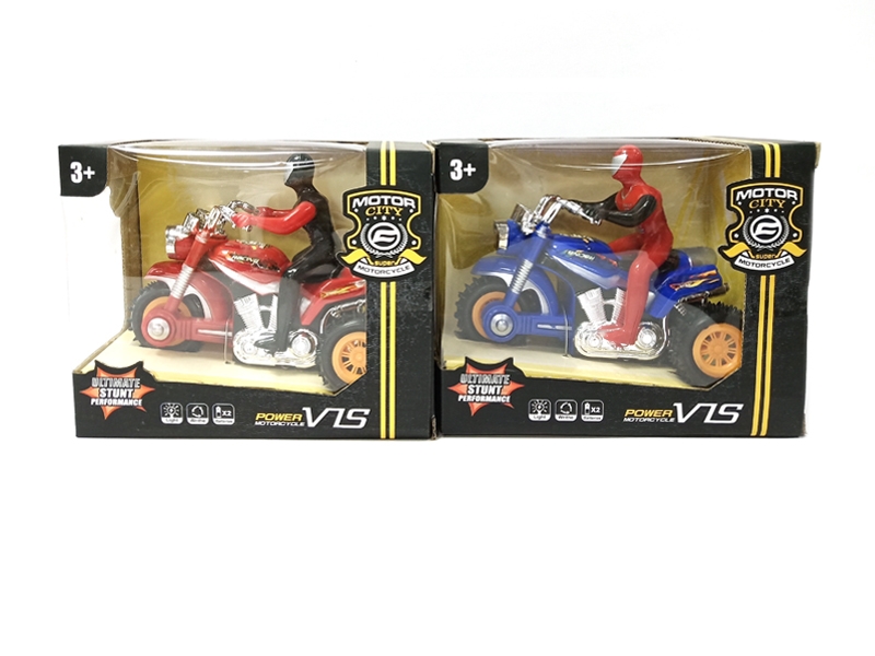 B/O STUNT MOTORBIKE RED & BLUE - HP1126896