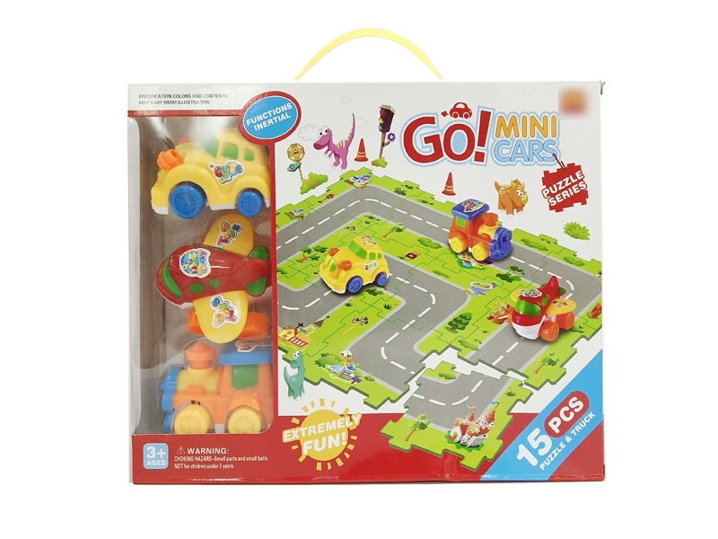 FRICTION CAR W/PUZZLE GAME - HP1127111