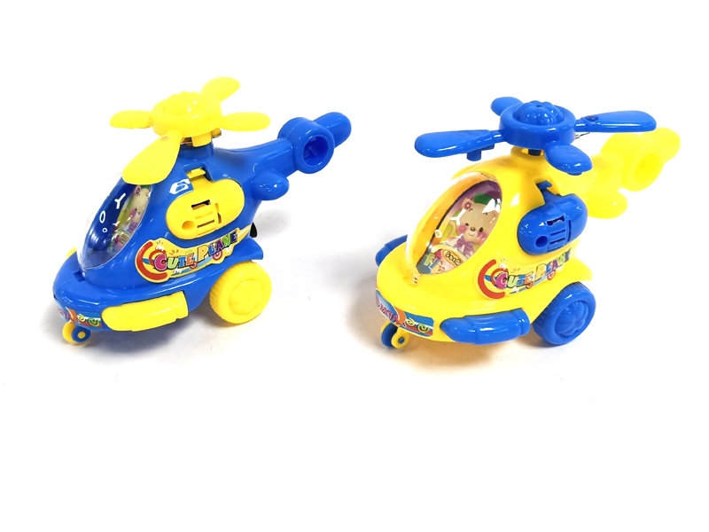 PULL LINE PLANE YELLOW & BLUE - HP1127113