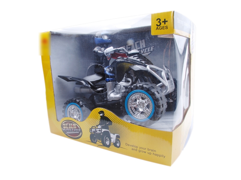 FRICTION MOTO W/LIGHT & MUSIC,INCLUDED BATTERY RED/YELLOW/BLACK - HP1127128