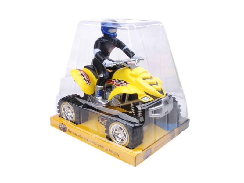 FRICTION MOTO W/LIGHT & MUSIC,INCLUDED BATTERY RED/YELLOW/BLACK - HP1127129