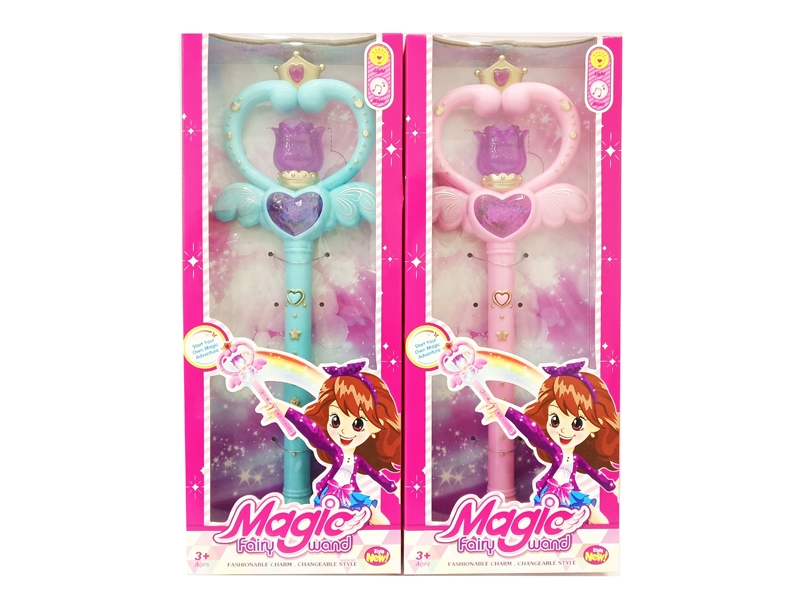 MAGIC STICKS W/LIGHT & MUSIC,PINK/BLUE,INCLUDED BATTERY - HP1127193