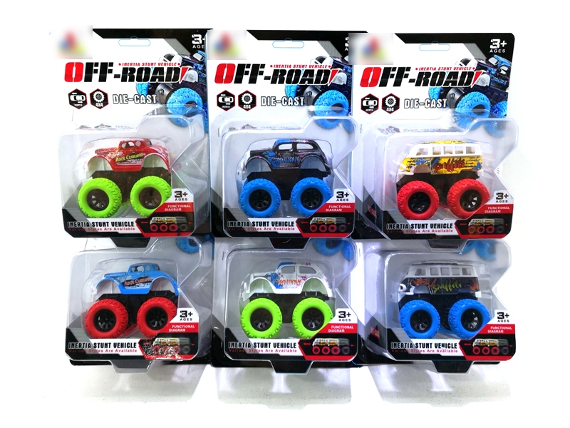 FRICTION DIE CAST CAR,6ASST - HP1127290