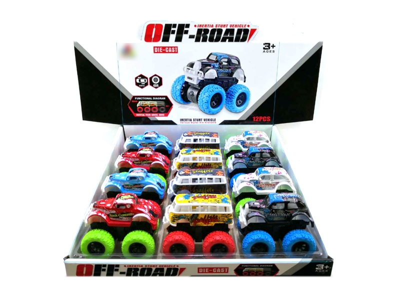 FRICTION DIE CAST CAR,6ASST,12PCS/DISPLAY BOX - HP1127292