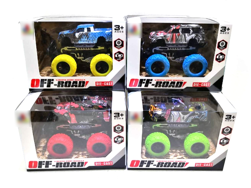 FRICTION DIE CAST CAR,4ASST - HP1127297