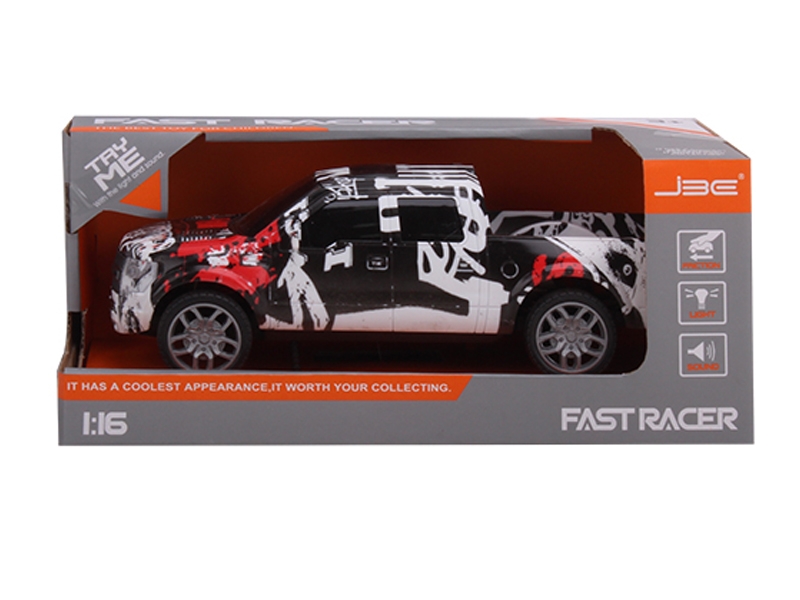 FRICTION CAR W/LIGHT & MUSIC  & INCLUDED BATTERY - HP1127313