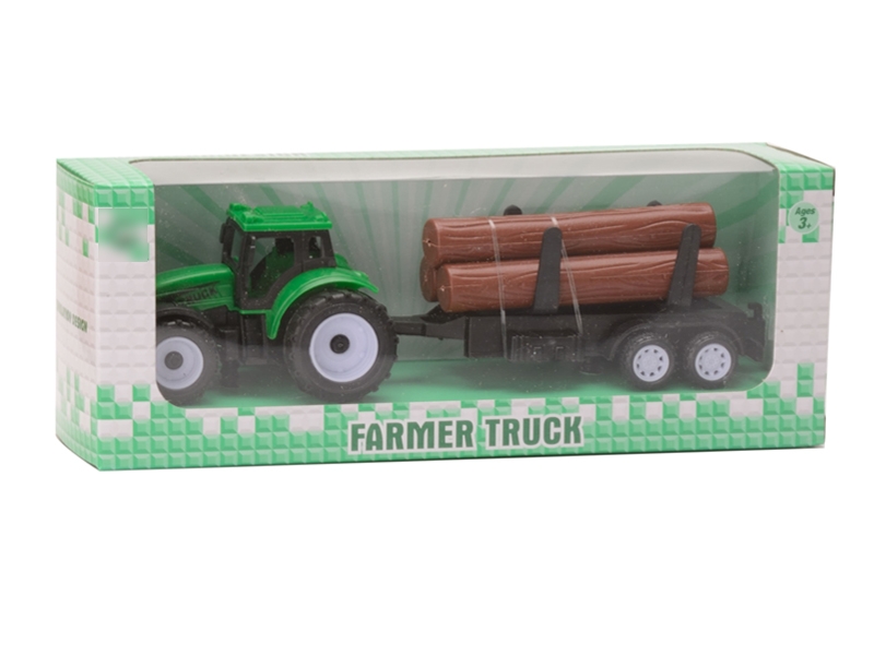PULL BACK FARMER TRUCK,RED/GREEN - HP1127567