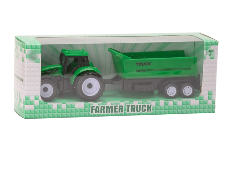 PULL BACK FARMER TRUCK,RED/GREEN - HP1127569