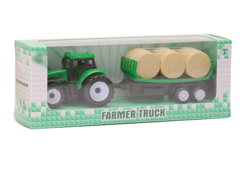 PULL BACK FARMER TRUCK,RED/GREEN - HP1127570