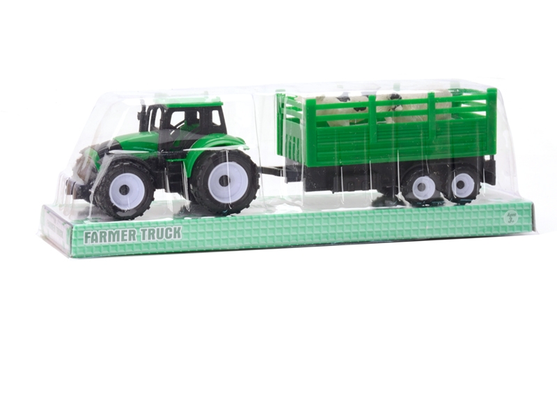 FRICTION FARMER TRUCK,RED/GREEN - HP1127647