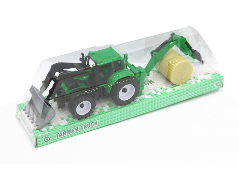 FRICTION FARMER TRUCK,RED/GREEN - HP1127654