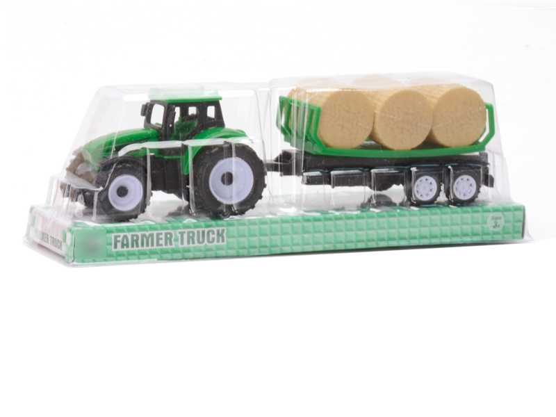 PULL BACK FARMER TRUCK,RED/GREEN - HP1127661