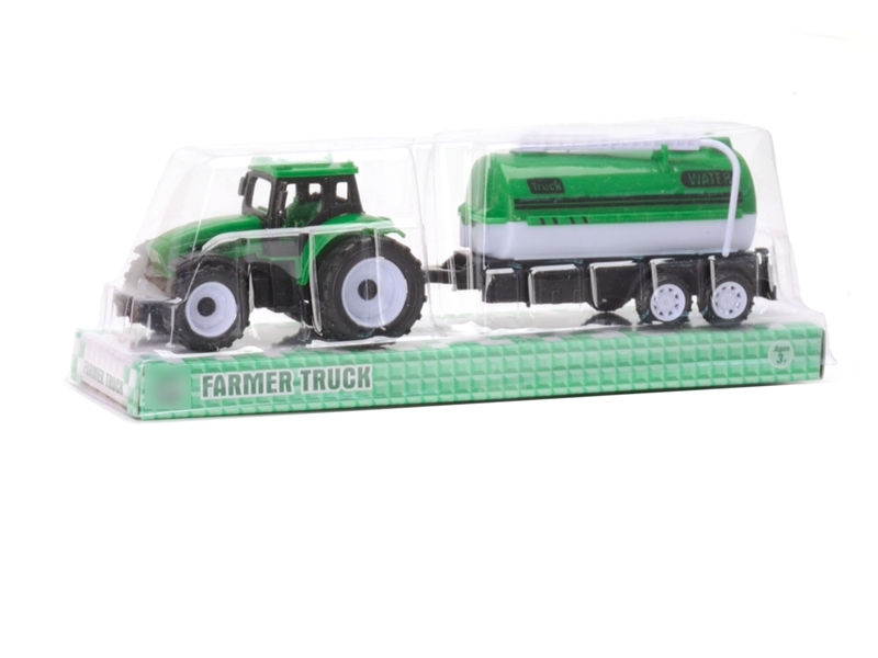 PULL BACK FARMER TRUCK,RED/GREEN - HP1127662