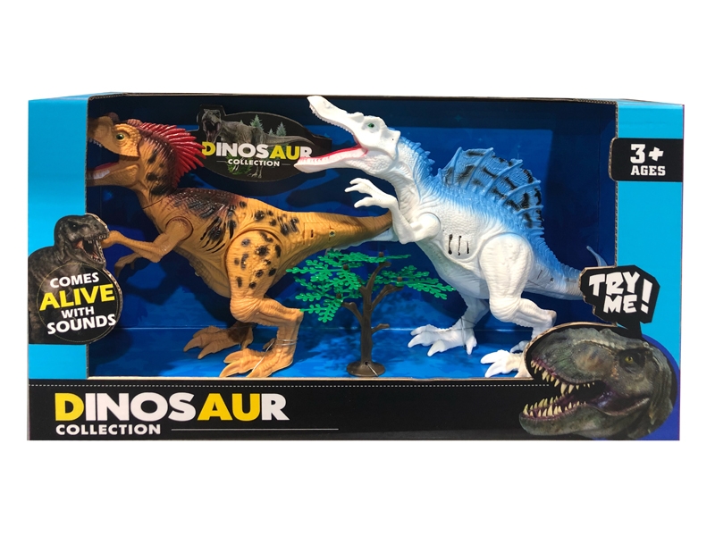 DINOSAUR PLAY SET W/LIGHT & SOUND INCLUDE BATTERY - HP1128122