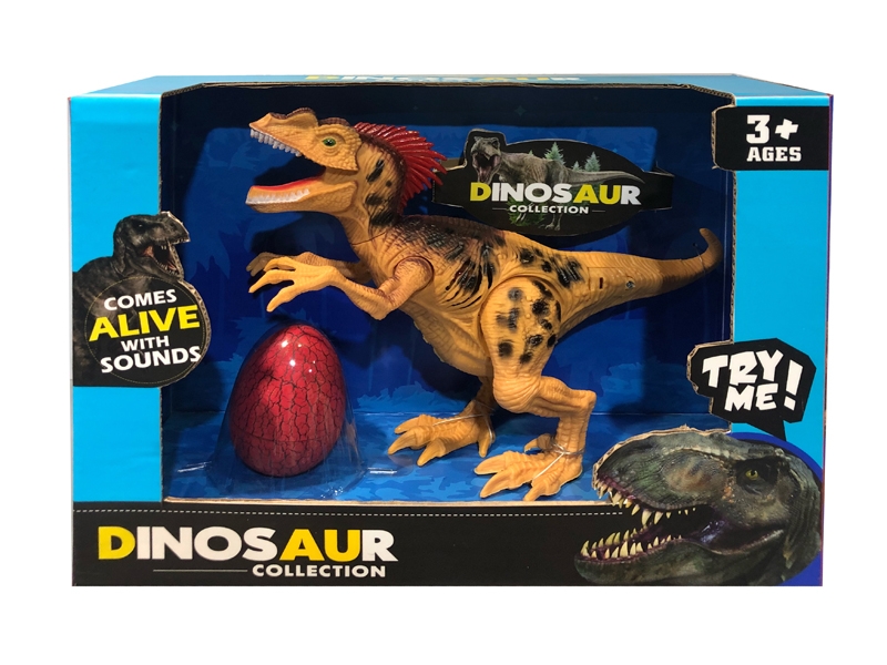 DINOSAUR PLAY SET W/LIGHT & SOUND INCLUDE BATTERY - HP1128129