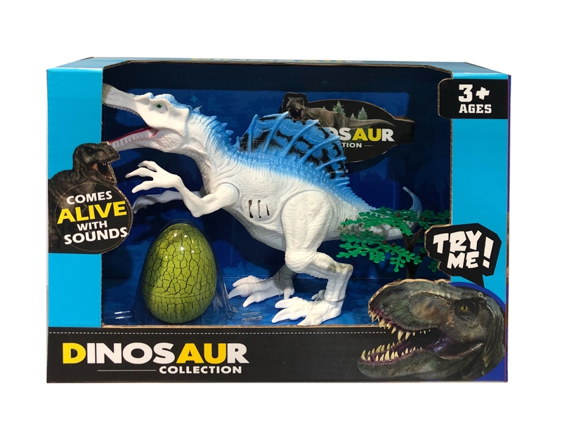 DINOSAUR PLAY SET W/LIGHT & SOUND INCLUDE BATTERY - HP1128130