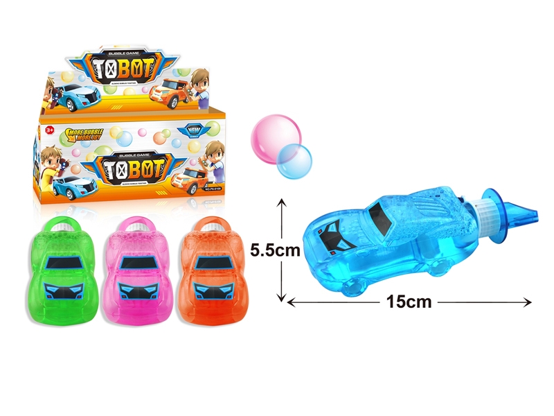 BUBBLE WATER 24PCS/DISPLAY BOX  GREEN & RED & ORANGE &  BLUE - HP1128621