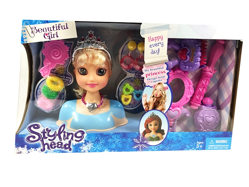 DOLL HEAD W/BEAUTY SET - HP1129099