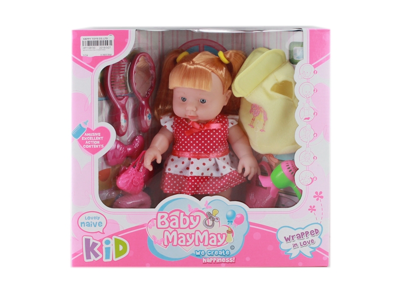 24CM BLOW MOLD DOLL W/ACCESSORIES - HP1129130