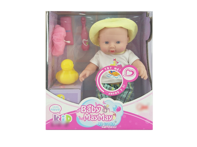 30CM SOLID BODY DOLL W/ 6 SOUNDS IC W/ACCESSORIES - HP1129133
