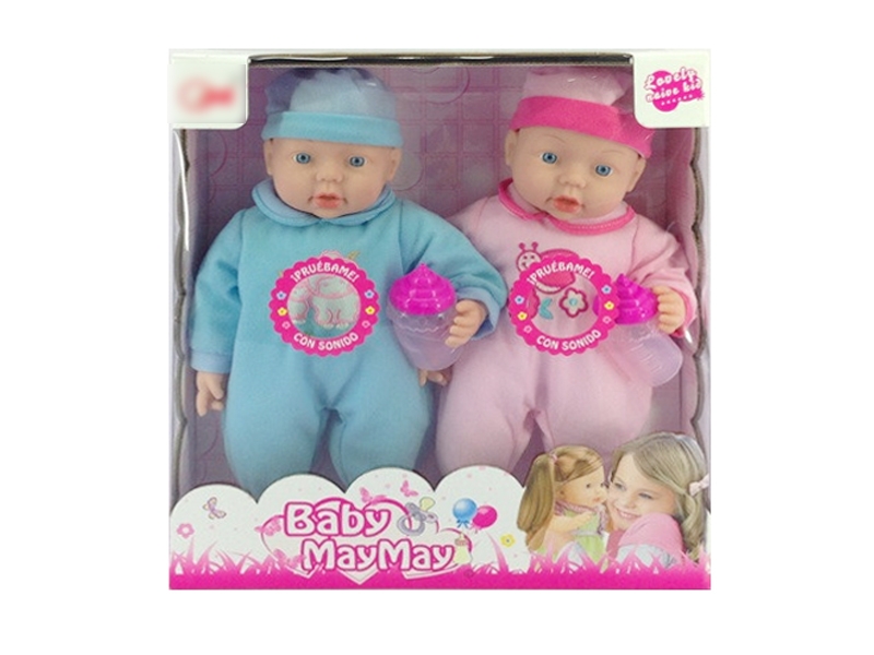 36CM COTTON BODY DOLL W/ 4 SOUNDS IC - HP1129147