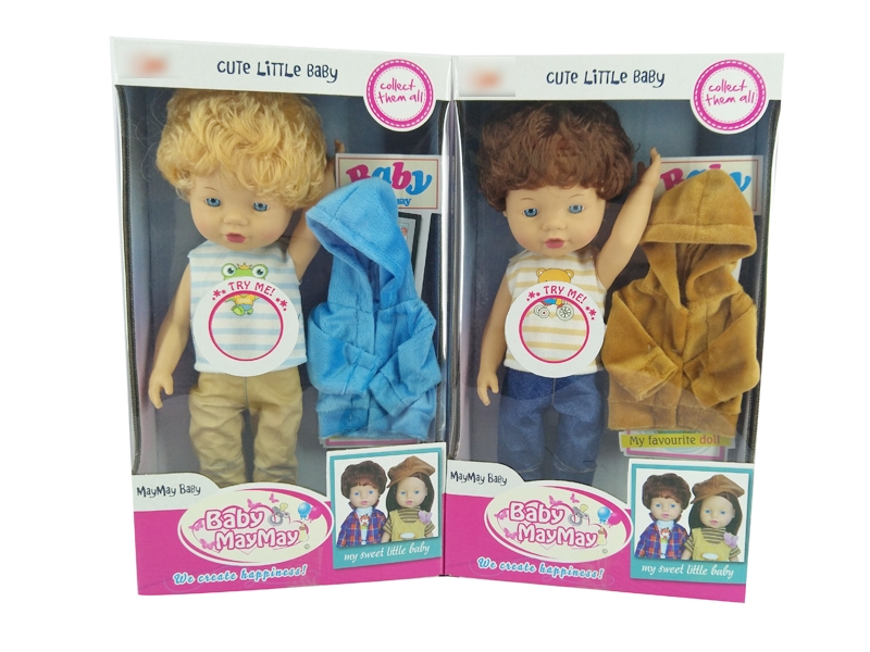 36CM  RUBBER DOLL W/MUSIC & ACCESSORIES（2 COLORS） - HP1129160
