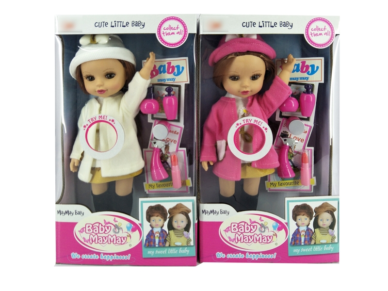 36CM RUBBER DOLL W/MUSIC & BEAUTY - HP1129161