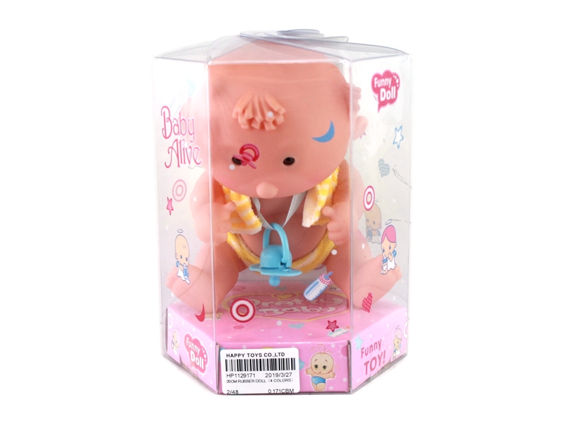 20CM RUBBER DOLL（4 COLORS） - HP1129171