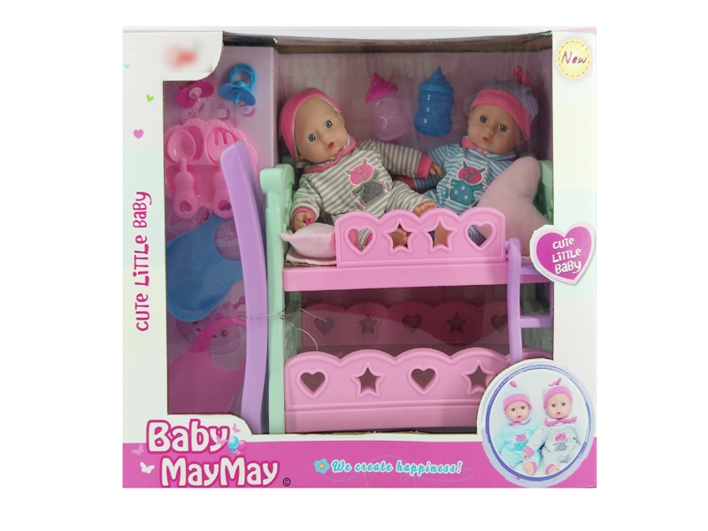 24CM COTTON BODY DOLL W/ 4 SOUNDS IC - HP1129174