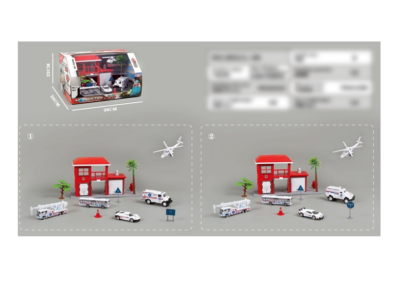 FREE WAY DIE CAST DOCTOR SET 2 ASST. - HP1129653