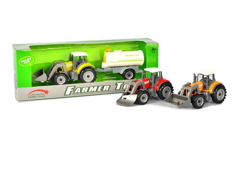 FREE WAY DIE CAST FARM CAR RED/GREEN/YELLOW - HP1129744