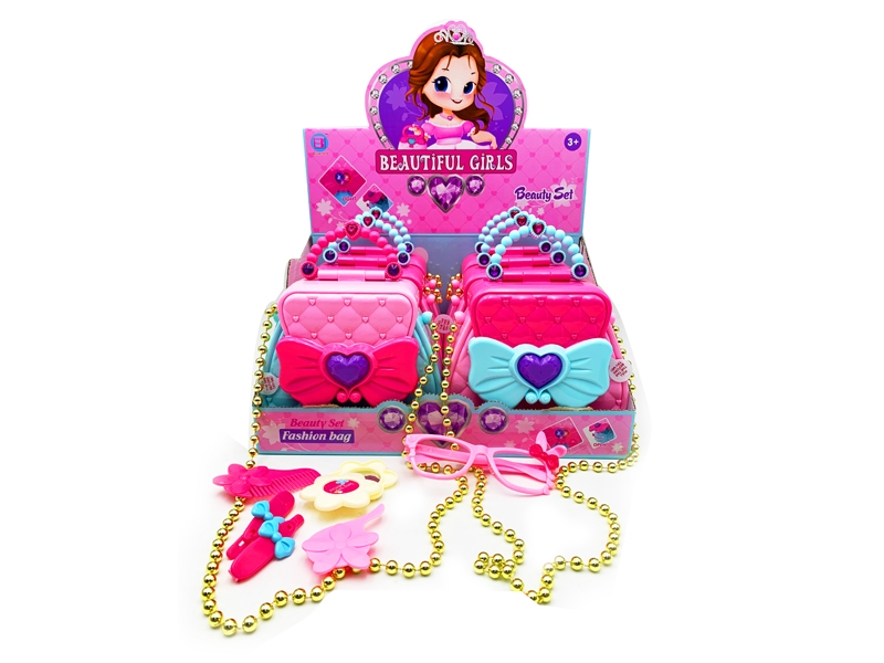 HANDBAG W/BEAUTY SET & LIGHT INCLUDED BATTERY,6PCS/DISPLAY BOX - HP1129795
