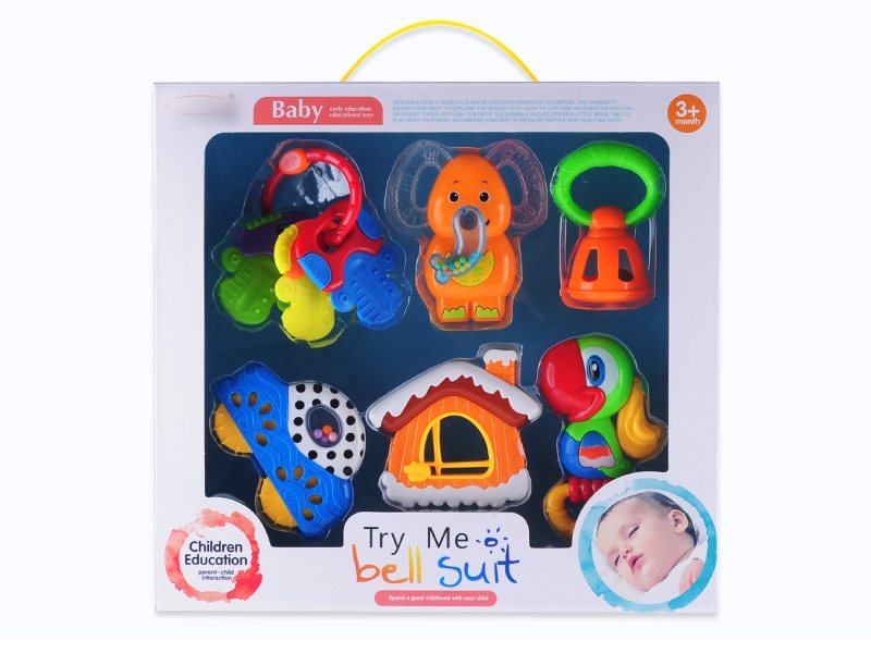 BABY RATTLE 6PCS - HP1130017