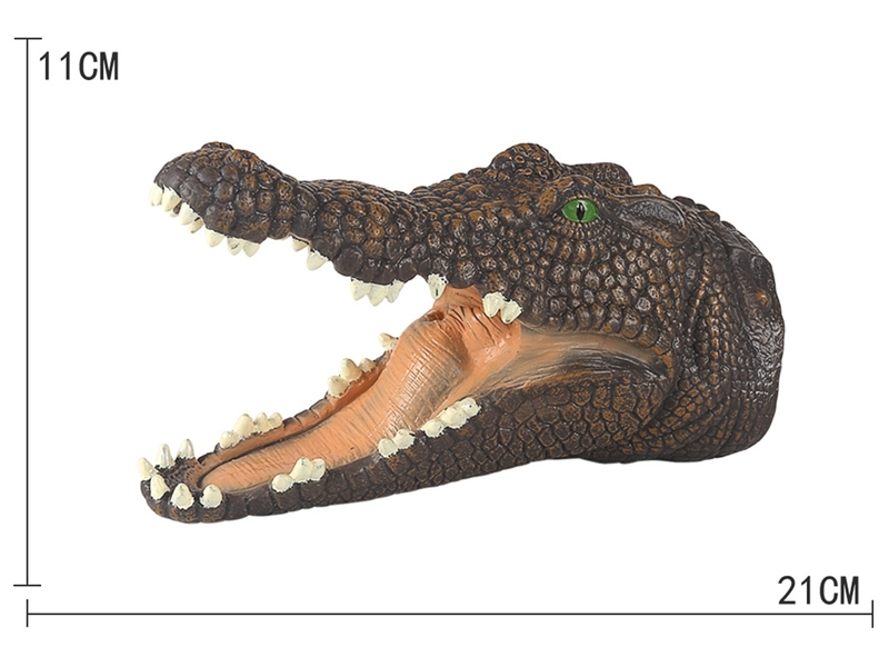 SOFT GLUE CROCODILE PUPPET HEAD - HP1130171