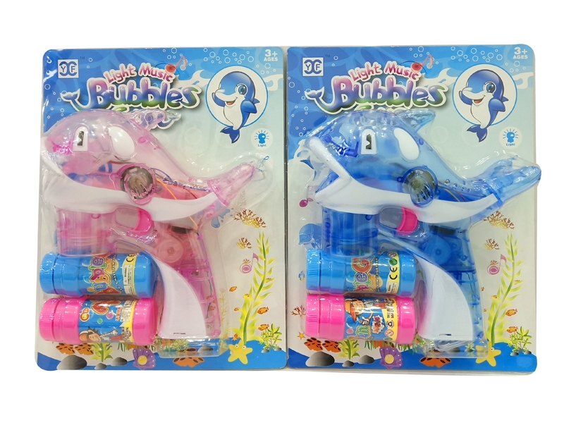 B/O DOLPHINS BUBBLE GUN W/MUSIC - HP1130346