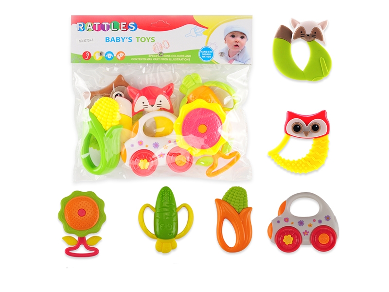 BABY RATTLE 6PCS - HP1130430