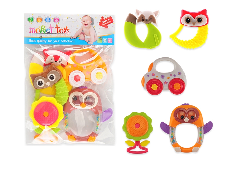 BABY RATTLE 5PCS - HP1130433
