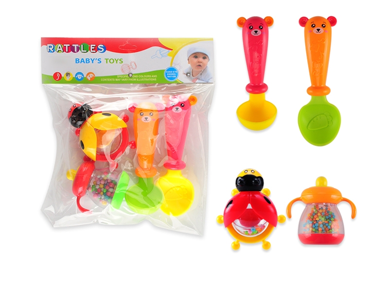 BABY RATTLE 4PCS - HP1130434