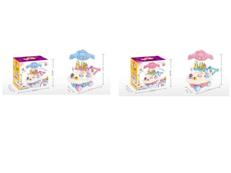 B/O BUMP & GO CAR PINK & BLUE - HP1130753