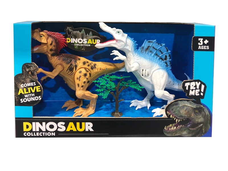 DINOSAUR PLAY SET W/LIGHT & SOUND INCLUDE BATTERY - HP1131006