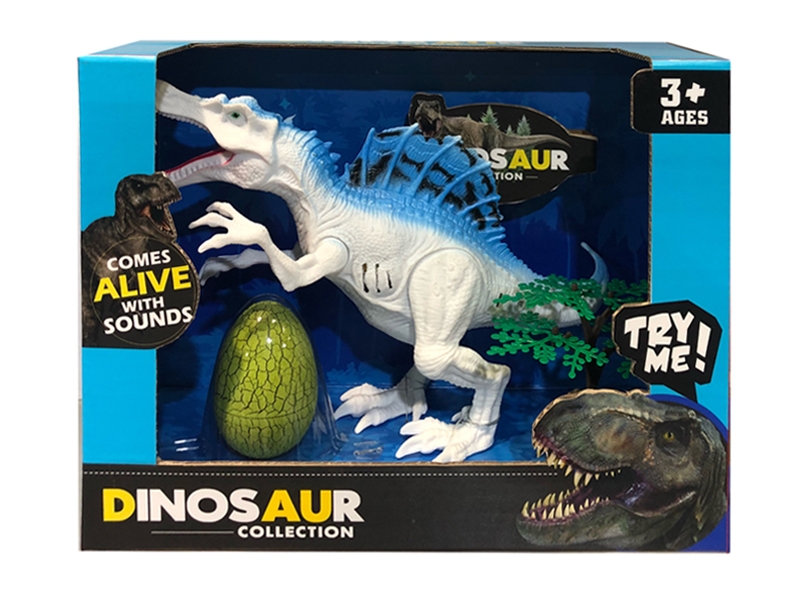 DINOSAUR PLAY SET W/LIGHT & SOUND INCLUDE BATTERY - HP1131024