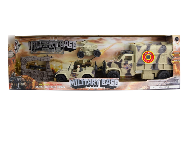 SOLDIER PLAY SET W/LIGHT & SOUND & INCLUDED BATTERY - HP1131138