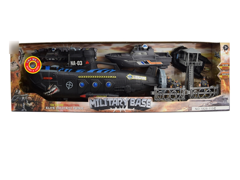 SOLDIER PLAY SET W/LIGHT & SOUND & INCLUDED BATTERY - HP1131141