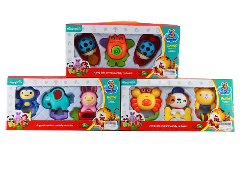 BABY RATTLE 3PCS,3ASST - HP1131292